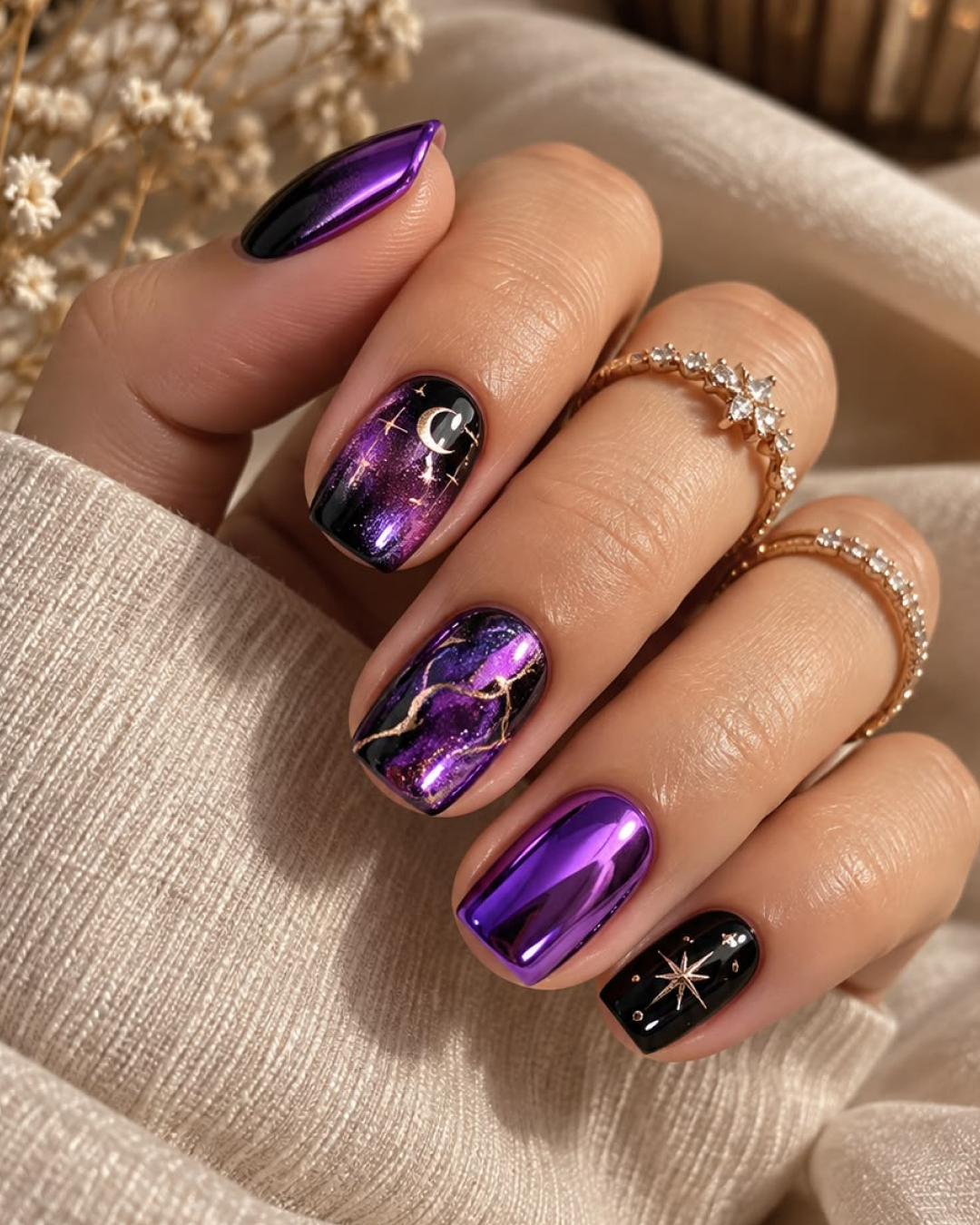 purple chrome moon