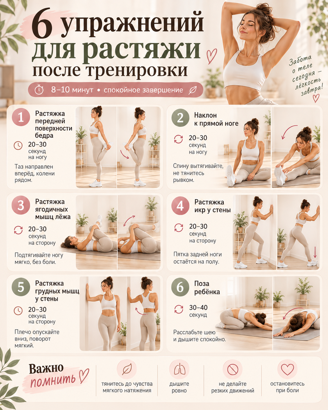 Растяжка после тренировки