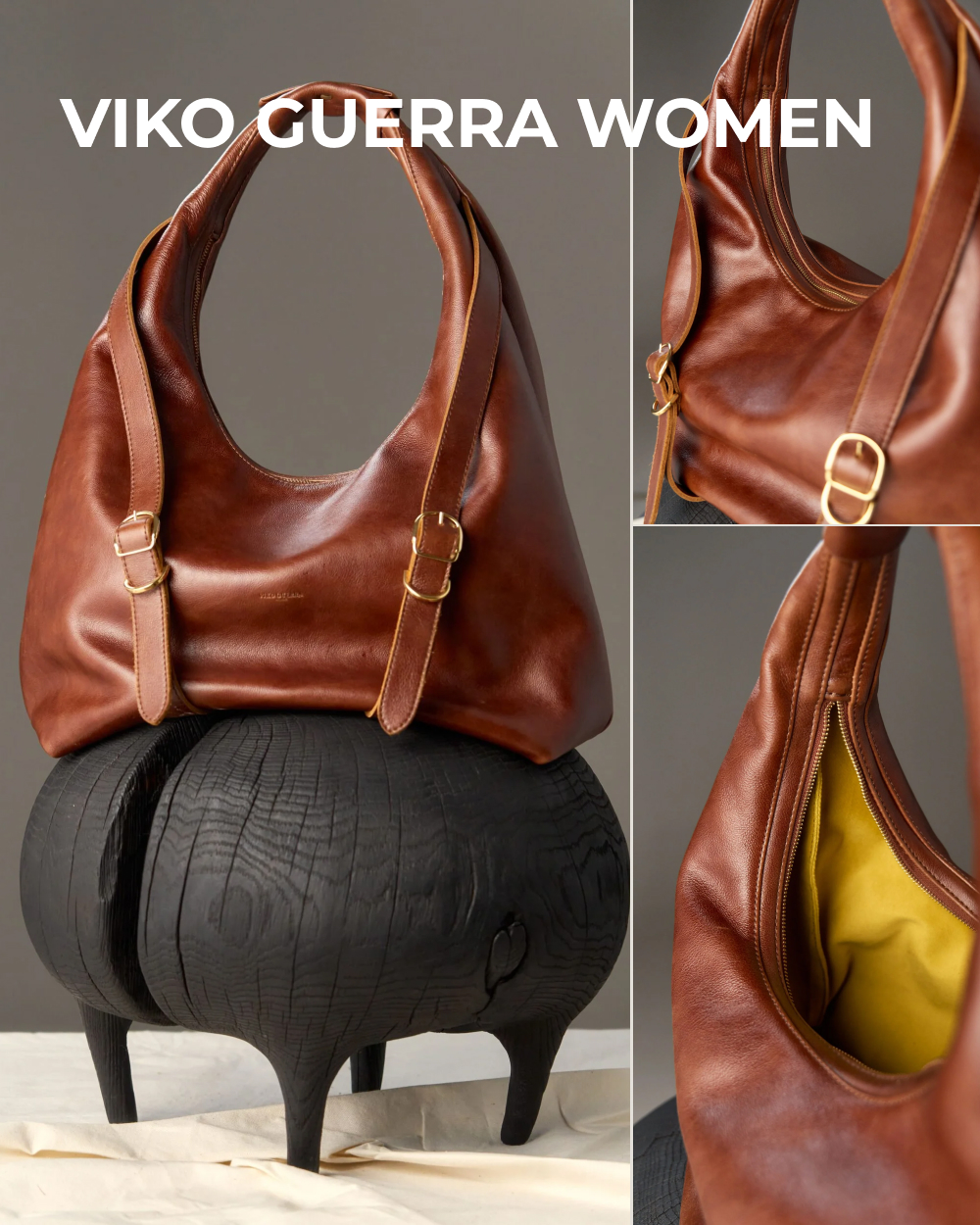 Мягкая модель VIKO GUERRA WOMEN подойдет тем, кто предпочитает менее структурные формы. Ее можно носить с кожаной курткой, пальто, денимом и объемным трикотажем.